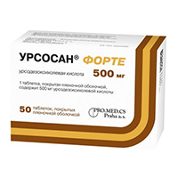 УРСОСАН ФОРТЕ таб п/об 500мг 50 шт.