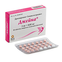 ДЖЕЙНА таб 3мг+0.02мг n28