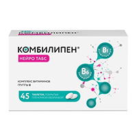 КОМБИЛИПЕН НЕЙРО таб п/об 100мг+100мг 45 шт. КОМБИЛИПЕН НЕЙРО таб п/об 100мг+100мг 45 шт.