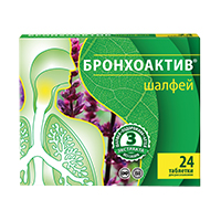 ШАЛФЕЙ БРОНХОАКТИВ таб д/расс. 24 шт.