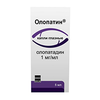 ОЛОПАТИН капли гл. (фл-кап.) 1мг/мл - 5мл