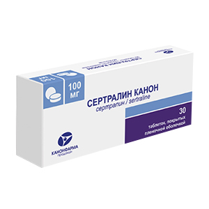 СЕРТРАЛИН таб п/об 100мг 30 шт.
