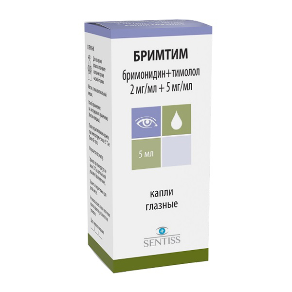 БРИМТИМ капли гл. (фл-кап.) 2мг+5мг/мл - 5мл n1