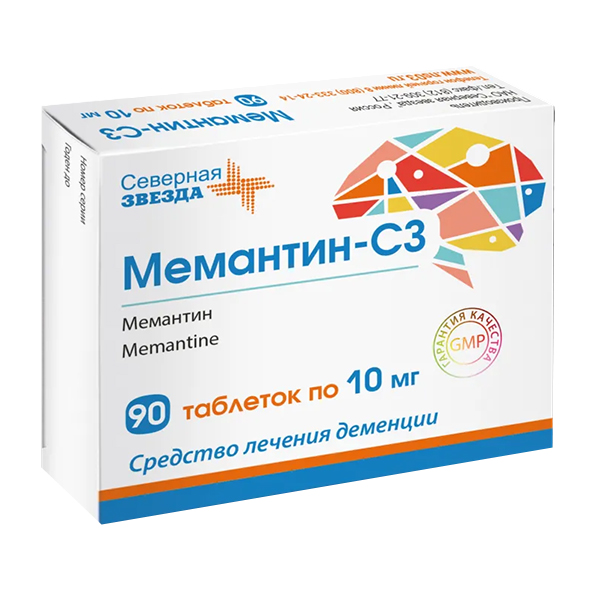 МЕМАНТИН таб п/об 10мг n30