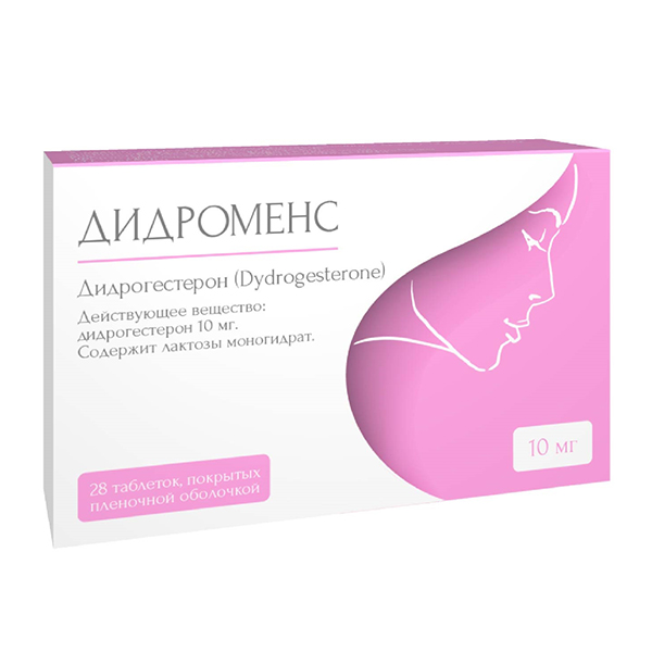 ДИДРОМЕНС таб п/об 10мг n28