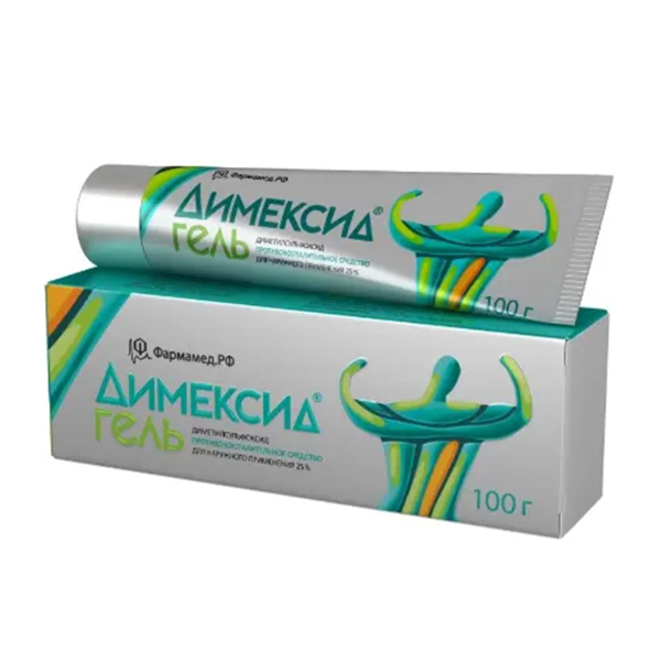 Димексид туба(гель д/наружн. прим.) 25% 100г №1
