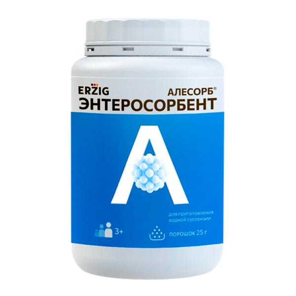 АЛЕСОРБ пор. (банка) 25г n1