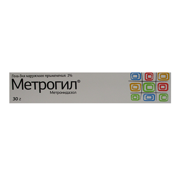 Метрогил гель наружн. 1% 30г