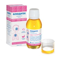 ФЛЮДИТЕК сироп д/детей (фл.) 2% 125 мл