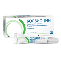 КОЛБИОЦИН мазь гл. (туба) 5г