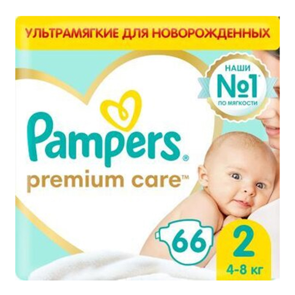 ПАМПЕРС (PAMPERS) Premium Care мини 4-8кг n2