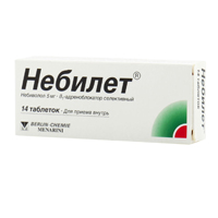 НЕБИЛЕТ таб 5мг 14 шт.