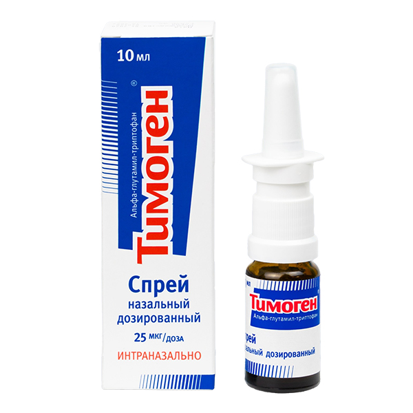 ТИМОГЕН спрей назал. (фл.) 0.025% - 10мл 1 шт.