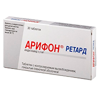 АРИФОН ретард таб п/об 1.5мг 30 шт.