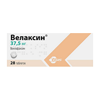 ВЕЛАКСИН таб 37.5мг n28
