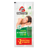 РАПТОР пластины от комаров 10 шт.