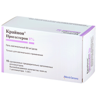 КРАЙНОН гель ваг. 90мг 15 шт.