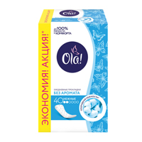 ПРОКЛАДКИ ГИГИЕНИЧЕСКИЕ Котекс (Kotex) Natural ежедневные 40 шт.