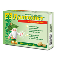 ДОЛГОЛЕТ таб 500мг 80 шт.
