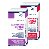 ЦЕФАЗОЛИН пор. д/ин. (фл.) 1г n1