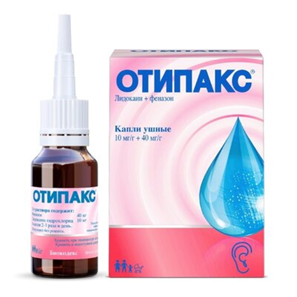 ОТИПАКС капли ушн. (фл.) 15мл n1