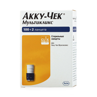 ЛАНЦЕТ Акку-Чек (Accu-Chek) Fastclix 102 шт.