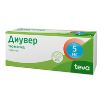 ДИУВЕР таб 5мг n60