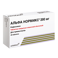 Альфа нормикс таб. п/пл. об. 200мг №12