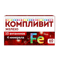 КОМПЛИВИТ Железо таб п/об 60 шт.