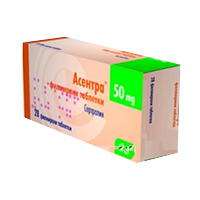 АСЕНТРА таб п/об 50мг 28 шт.