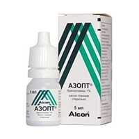 АЗОПТ капли глаз. (фл-кап.) 1% 5мл