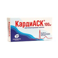 КАРДИАСК таб п/об 100мг n60
