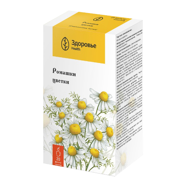 Ромашки цветки пак.-фильтр 1,5г №20 Ромашки цветки пак.-фильтр 1,5г №20