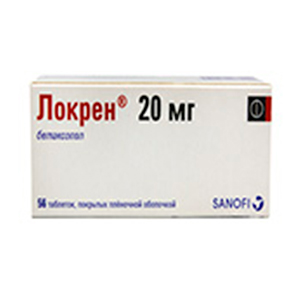 ЛОКРЕН таб п/об 20мг 28 шт.