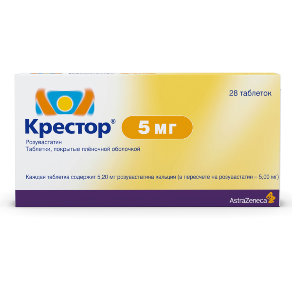КРЕСТОР таб п/об 5мг 28 шт.