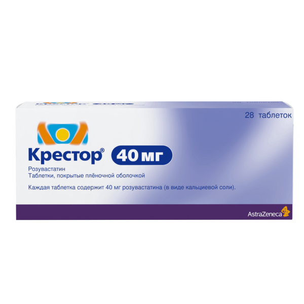 Крестор таб. п/об. 40мг №28