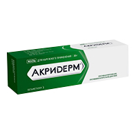 АКРИДЕРМ мазь (туба) 30г