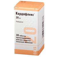 КОРДАФЛЕКС таб п/об пролонг. 20мг n30