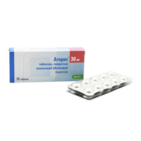 Аторис таб. п/пл. об. 30мг №30