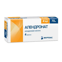 АЛЕНДРОНАТ таб 70мг 4 шт.