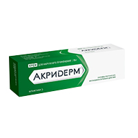 Акридерм туба(крем д/наружн. прим.) 0,05% 15г №1 Акридерм туба(крем д/наружн. прим.) 0,05% 15г №1